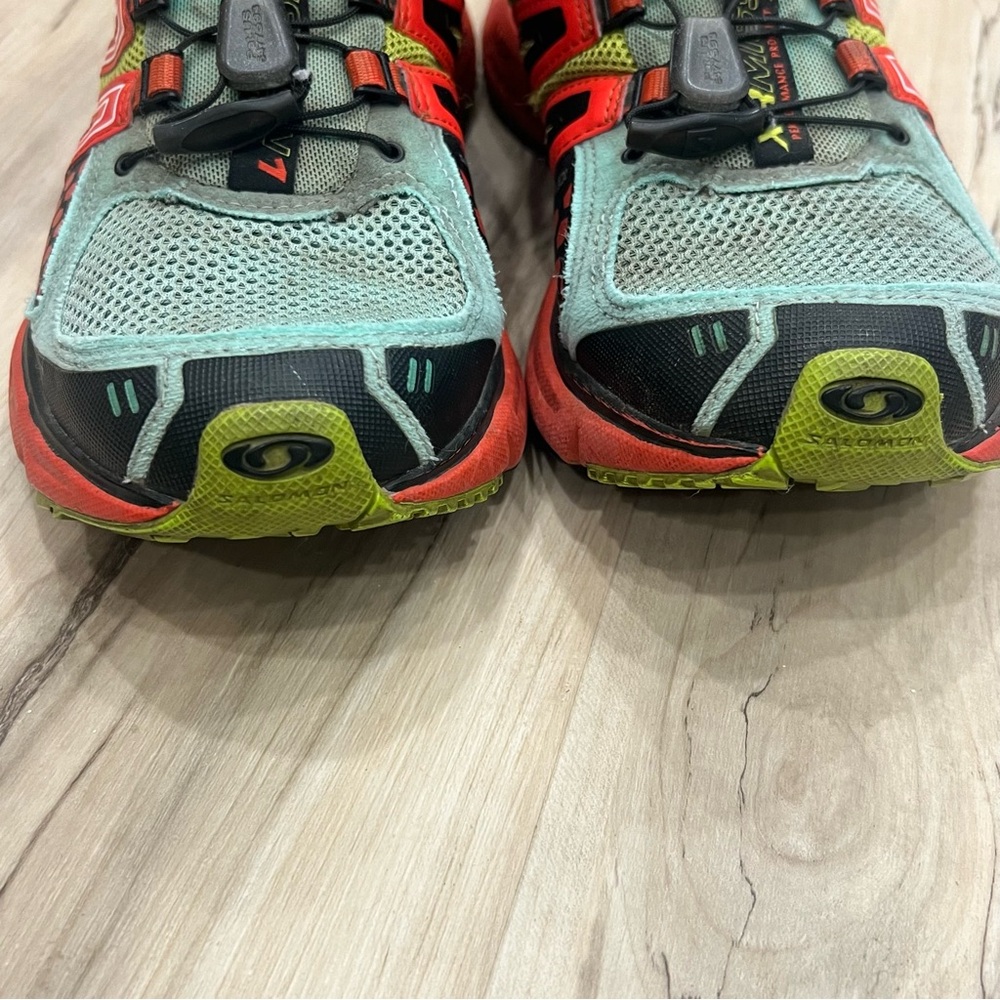 Salomon XR Mission 9.5 Trail Running hiking bight tennis Shoe off road XC dirt - Picture 13 of 15